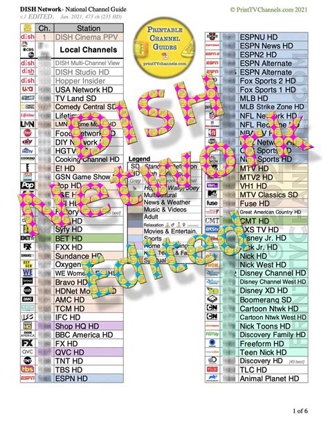 dish network 4k channels list.